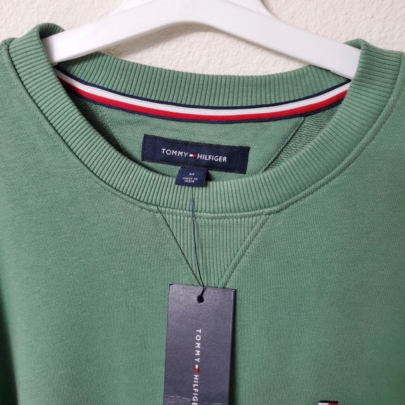 Tommy Hilfiger Men's Plain Crewneck Sweatshirt - M - Picture 5 of 7